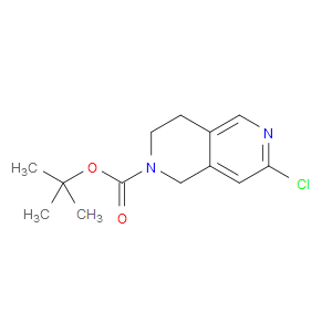 TERT-BUTYL 7-CHLORO-3,4-DIHYDRO-2,6-NAPHTHYRIDINE-2(1H)-CARBOXYLATE