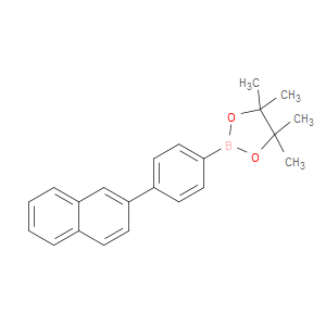 4,4,5,5-TETRAMETHYL-2-(4-(NAPHTHALEN-2-YL)PHENYL)-1,3,2-DIOXABOROLANE