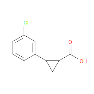 2-(3-CHLOROPHENYL)CYCLOPROPANECARBOXYLIC ACID