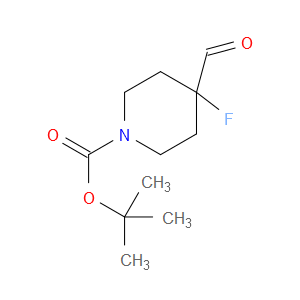 TERT-BUTYL 4-FLUORO-4-FORMYLPIPERIDINE-1-CARBOXYLATE - Click Image to Close
