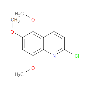2-CHLORO-5,6,8-TRIMETHOXYQUINOLINE - Click Image to Close