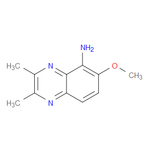 6-METHOXY-2,3-DIMETHYLQUINOXALIN-5-AMINE - Click Image to Close