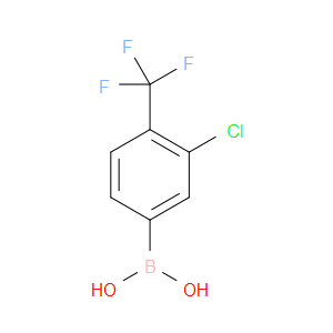 3-CHLORO-4-(TRIFLUOROMETHYL)PHENYLBORONIC ACID - Click Image to Close