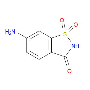6-AMINO-1,1-DIOXO-1,2-BENZOTHIAZOL-3-ONE - Click Image to Close