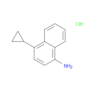4-CYCLOPROPYLNAPHTHALEN-1-AMINE HYDROCHLORIDE - Click Image to Close