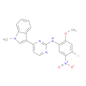 N-(4-FLUORO-2-METHOXY-5-NITROPHENYL)-4-(1-METHYL-1H-INDOL-3-YL)PYRIMIDIN-2-AMINE