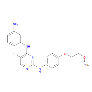 N4-(3-AMINOPHENYL)-5-FLUORO-N2-(4-(2-METHOXYETHOXY)PHENYL)PYRIMIDINE-2,4-DIAMINE