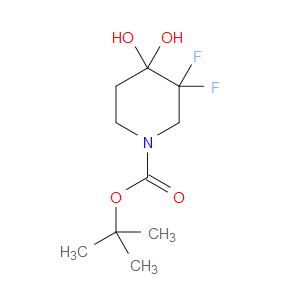 TERT-BUTYL 3,3-DIFLUORO-4,4-DIHYDROXYPIPERIDINE-1-CARBOXYLATE - Click Image to Close