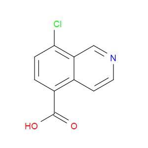 8-CHLOROISOQUINOLINE-5-CARBOXYLIC ACID