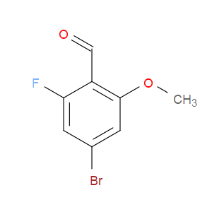 4-BROMO-2-FLUORO-6-METHOXYBENZALDEHYDE - Click Image to Close