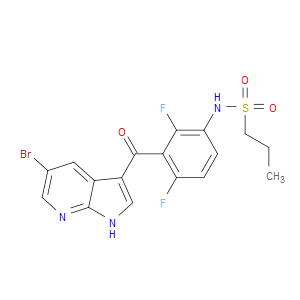 N-(3-(5-BROMO-1H-PYRROLO[2,3-B]PYRIDINE-3-CARBONYL)-2,4-DIFLUOROPHENYL)PROPANE-1-SULFONAMIDE - Click Image to Close