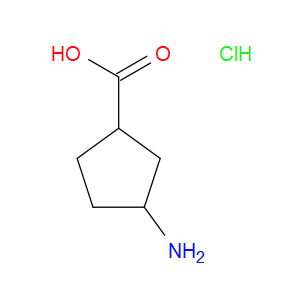 3-AMINOCYCLOPENTANECARBOXYLIC ACID HYDROCHLORIDE - Click Image to Close