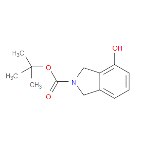 TERT-BUTYL 4-HYDROXY-2,3-DIHYDRO-1H-ISOINDOLE-2-CARBOXYLATE - Click Image to Close