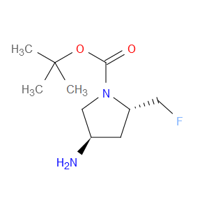 TERT-BUTYL (2S,4R)-4-AMINO-2-(FLUOROMETHYL)PYRROLIDINE-1-CARBOXYLATE