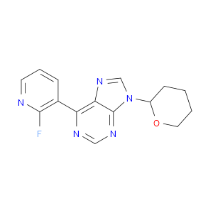 6-(2-FLUOROPYRIDIN-3-YL)-9-(TETRAHYDRO-2H-PYRAN-2-YL)-9H-PURINE - Click Image to Close