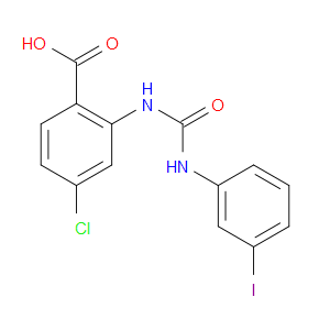 4-CHLORO-2-[(3-IODOPHENYL)CARBAMOYLAMINO]BENZOIC ACID