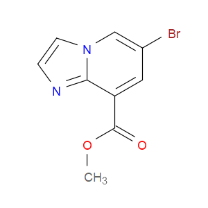 METHYL 6-BROMOIMIDAZO[1,2-A]PYRIDINE-8-CARBOXYLATE - Click Image to Close