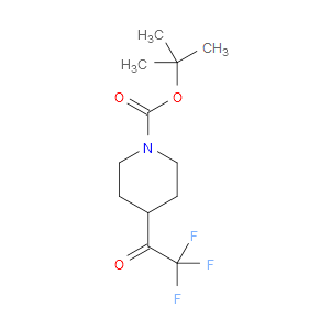 TERT-BUTYL 4-(2,2,2-TRIFLUOROACETYL)PIPERIDINE-1-CARBOXYLATE