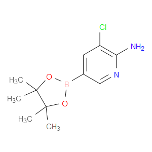 3-CHLORO-5-(4,4,5,5-TETRAMETHYL-1,3,2-DIOXABOROLAN-2-YL)PYRIDIN-2-AMINE
