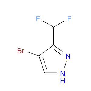 4-BROMO-5-(DIFLUOROMETHYL)-1H-PYRAZOLE