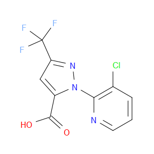 1-(3-CHLOROPYRIDIN-2-YL)-3-(TRIFLUOROMETHYL)-1H-PYRAZOLE-5-CARBOXYLIC ACID - Click Image to Close