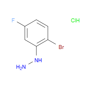 (2-BROMO-5-FLUOROPHENYL)HYDRAZINE HYDROCHLORIDE - Click Image to Close