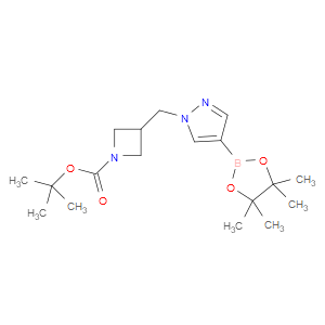 TERT-BUTYL 3-([4-(TETRAMETHYL-1,3,2-DIOXABOROLAN-2-YL)-1H-PYRAZOL-1-YL]METHYL)AZETIDINE-1-CARBOXYLATE