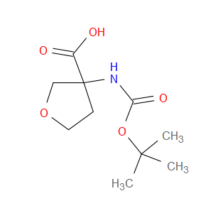3-((TERT-BUTOXYCARBONYL)AMINO)TETRAHYDROFURAN-3-CARBOXYLIC ACID - Click Image to Close