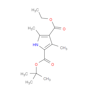 2-TERT-BUTYL 4-ETHYL 3,5-DIMETHYL-1H-PYRROLE-2,4-DICARBOXYLATE - Click Image to Close