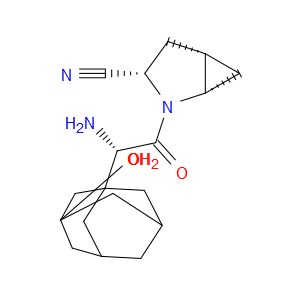 (1S,3S,5S)-4-[(2S)-2-amino-2-[(5S,7R)-3-hydroxy-1-adamantyl]acetyl]-4-azabicyclo[3.1.0]hexane-3-carbonitrile hydrate