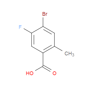 4-BROMO-5-FLUORO-2-METHYLBENZOIC ACID