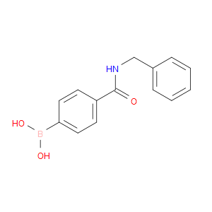 4-(N-BENZYLAMINOCARBONYL)PHENYLBORONIC ACID - Click Image to Close