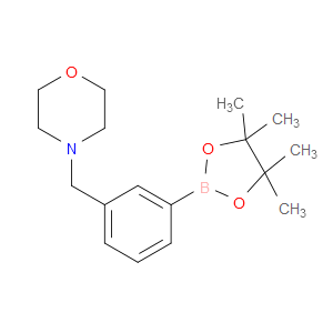 4-(3-(4,4,5,5-TETRAMETHYL-1,3,2-DIOXABOROLAN-2-YL)BENZYL)MORPHOLINE