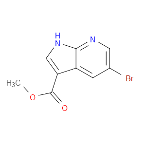 METHYL 5-BROMO-1H-PYRROLO[2,3-B]PYRIDINE-3-CARBOXYLATE
