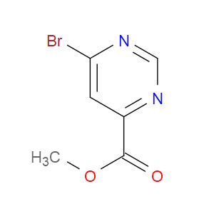 METHYL 6-BROMOPYRIMIDINE-4-CARBOXYLATE - Click Image to Close