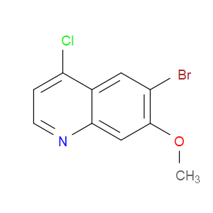 6-BROMO-4-CHLORO-7-METHOXYQUINOLINE