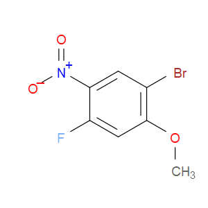 1-BROMO-4-FLUORO-2-METHOXY-5-NITROBENZENE - Click Image to Close