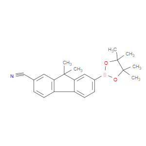 9,9-DIMETHYL-7-(4,4,5,5-TETRAMETHYL-1,3,2-DIOXABOROLAN-2-YL)-9H-FLUORENE-2-CARBONITRILE