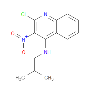 2-CHLORO-N-(2-METHYLPROPYL)-3-NITROQUINOLIN-4-AMINE