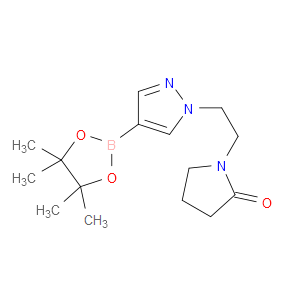 1-(2-[4-(TETRAMETHYL-1,3,2-DIOXABOROLAN-2-YL)-1H-PYRAZOL-1-YL]ETHYL)PYRROLIDIN-2-ONE - Click Image to Close