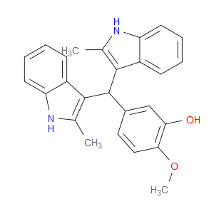 5-[BIS(2-METHYL-1H-INDOL-3-YL)METHYL]-2-METHOXYPHENOL