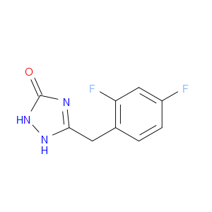 5-[(2,4-DIFLUOROPHENYL)METHYL]-1,2-DIHYDRO-3H-1,2,4-TRIAZOL-3-ONE - Click Image to Close
