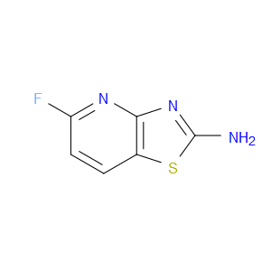 5-FLUOROTHIAZOLO[4,5-B]PYRIDIN-2-AMINE - Click Image to Close