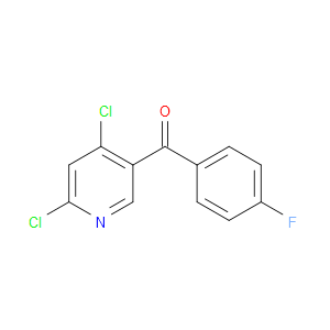 (4,6-DICHLOROPYRIDIN-3-YL)(4-FLUOROPHENYL)METHANONE