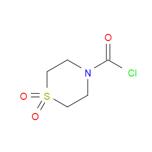 THIOMORPHOLINE-4-CARBONYL CHLORIDE 1,1-DIOXIDE - Click Image to Close