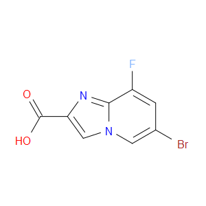 6-BROMO-8-FLUOROIMIDAZO[1,2-A]PYRIDINE-2-CARBOXYLIC ACID