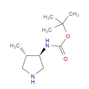 TERT-BUTYL N-[(3R,4S)-4-METHYLPYRROLIDIN-3-YL]CARBAMATE - Click Image to Close