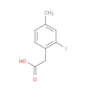 2-FLUORO-4-METHYLPHENYLACETIC ACID - Click Image to Close