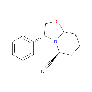 (-)-2-CYANO-6-PHENYLOXAZOLOPIPERIDINE