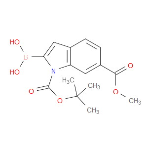 1-BOC-6-(METHOXYCARBONYL)INDOLE-2-BORONIC ACID - Click Image to Close